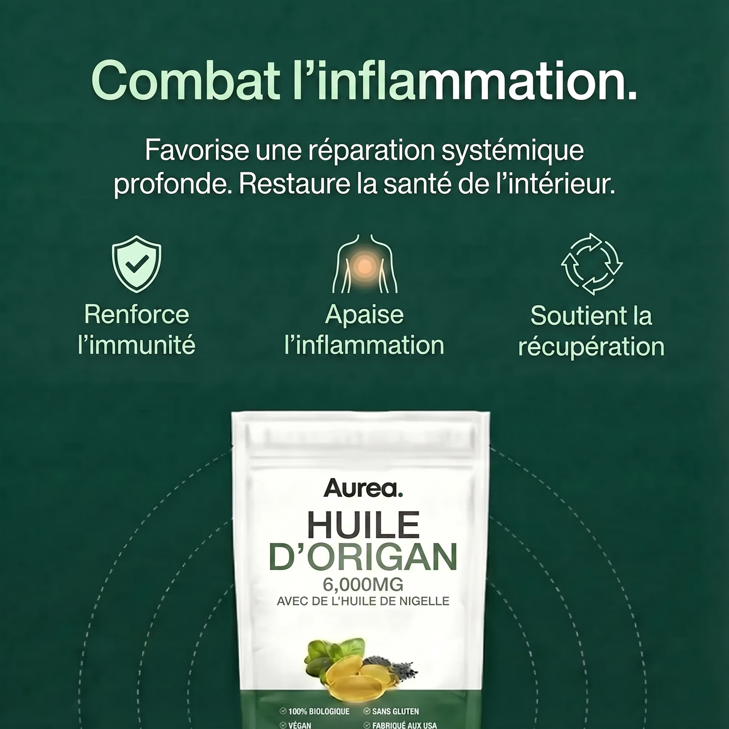 AUREA HUILE D’ORIGAN & HUILE DE NIGELLE